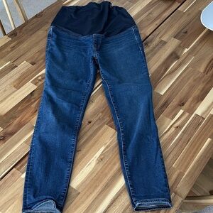 Madewell Women's Blue Maternity Skinny Jeans